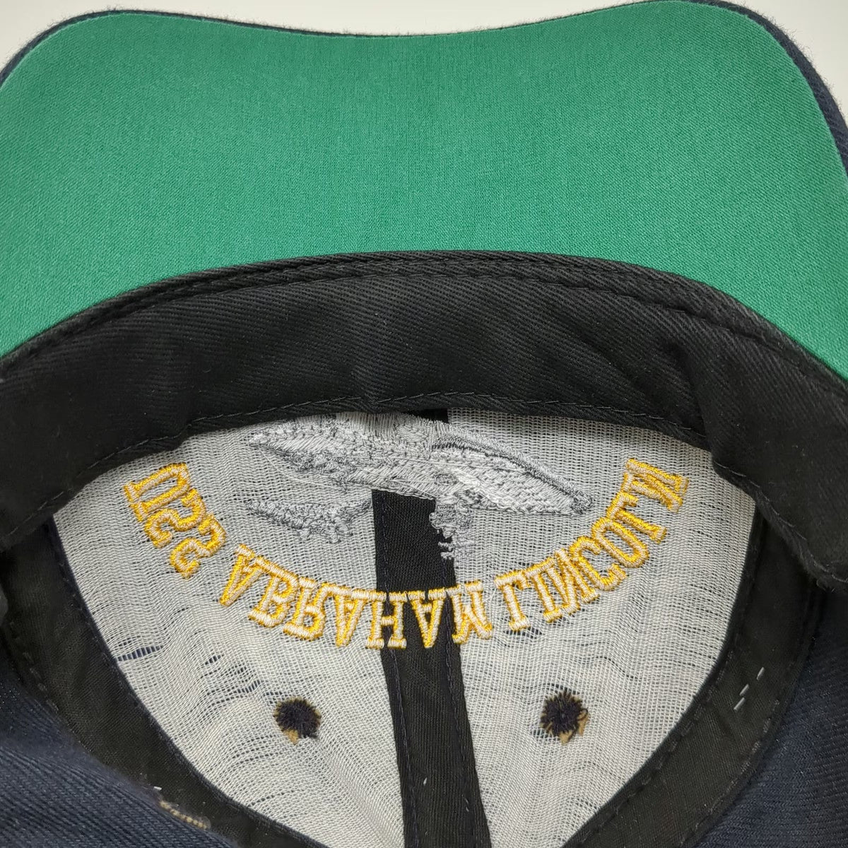 Calhead Blue Snapback One Size USS Abraham Lincoln CVN 72 Navy Ship Oak Leaf Hat