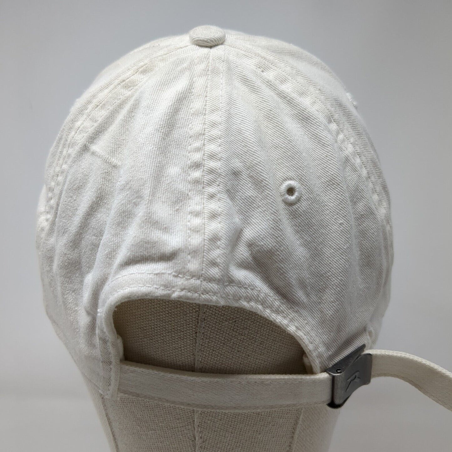 Letter S Slideback Hat White One Size Solid Embroidered Richardson