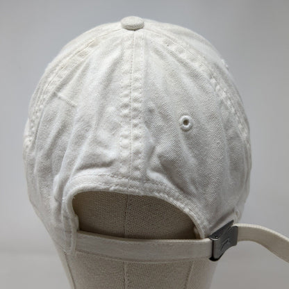 Letter S Slideback Hat White One Size Solid Embroidered Richardson