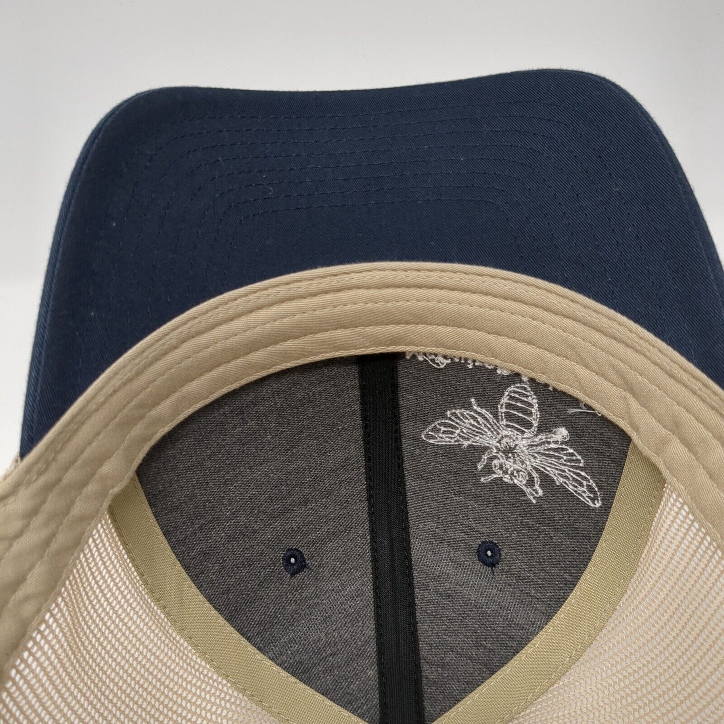 McGuire's Apiary Inc Honey & Pollination Snapback Trucker Hat Multi OS Mesh Back