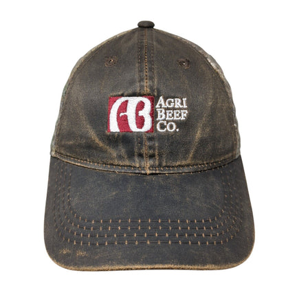 Agri Beef Co. Strapback Hat Camo One Size Adjustable Hunting Realtree