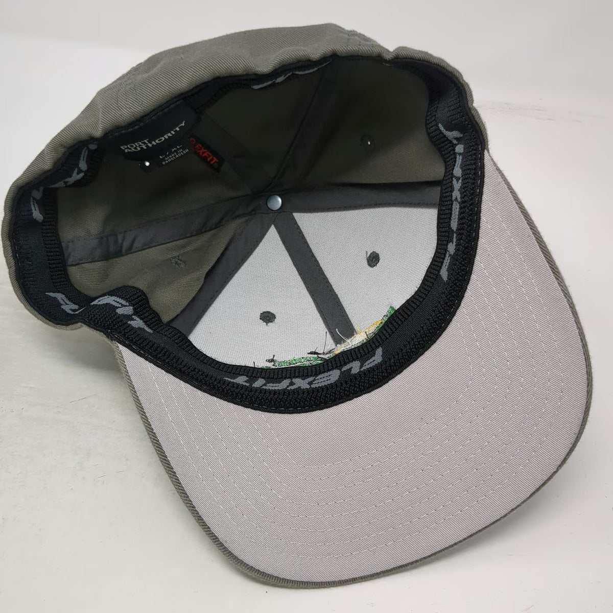 Port Authority NaturalLawn of America Gray XL Baseball Cap Flexfit Stretch Hat