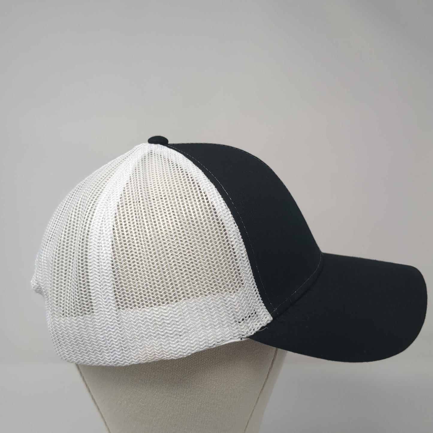 Rhythm Snapback Mesh Back Trucker Hat Black One Size Colorblock Cap America
