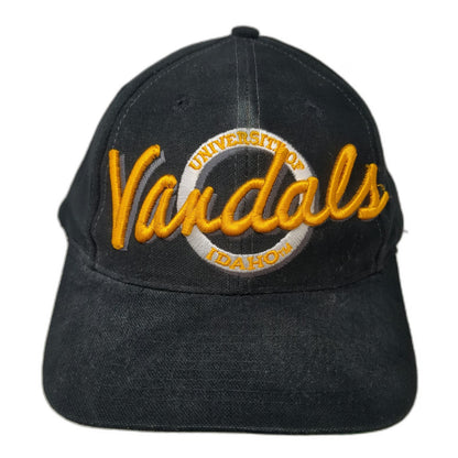Idaho Vandals NCAA The Game Snapback Hat Black One Size Green Underbrim Script