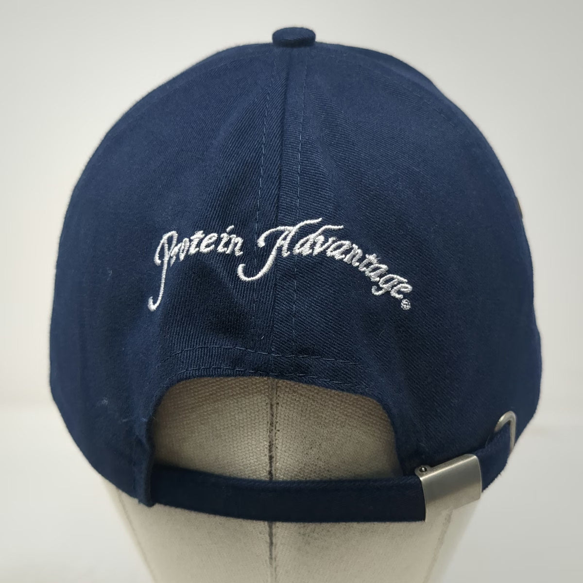 KC Caps Blue Baseball Cap One Size Golbon Protein Advantage Embroidered Hat
