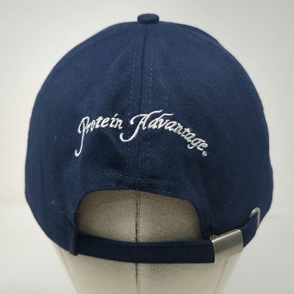 KC Caps Blue Baseball Cap One Size Golbon Protein Advantage Embroidered Hat