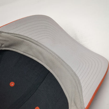 Richardson Snapback Black Orange L Off the Rails Brewing Pocatello Patch Hat