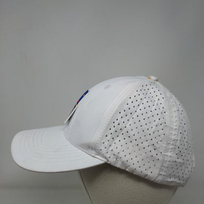 Pickle Strong America Snapback Hat White One Size Adjustable Breathable Mesh