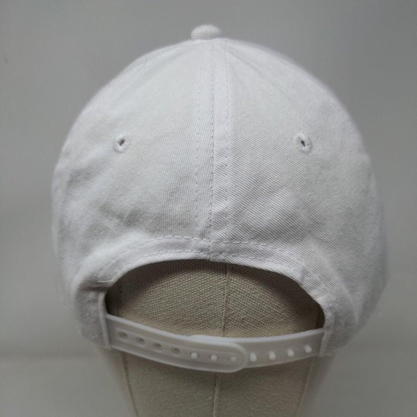 Tampa Bay Rays Snapback Hat White Embroidered Logo Adjustable Cotton MLB