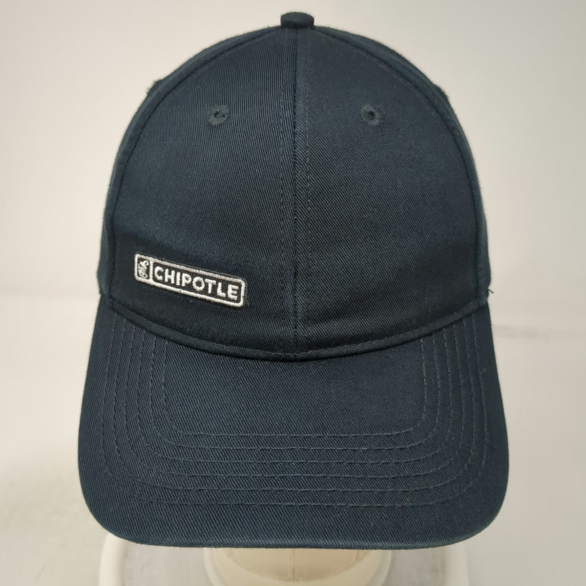 Loomstate Chipotle Baseball Cap Black OSFM Organic Cotton Patch Strapback Hat