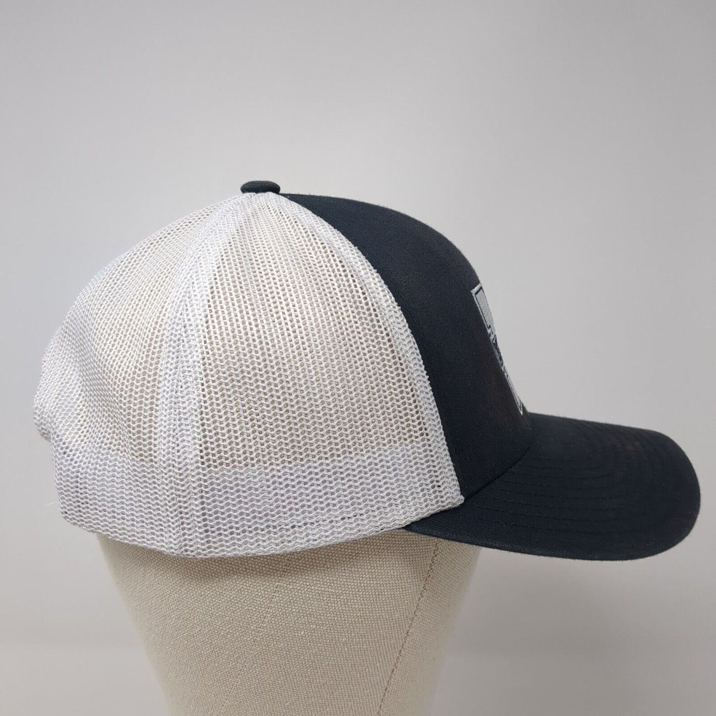 Middleton Snapback Mesh Back Trucker Hat Blue One Size Embroidered