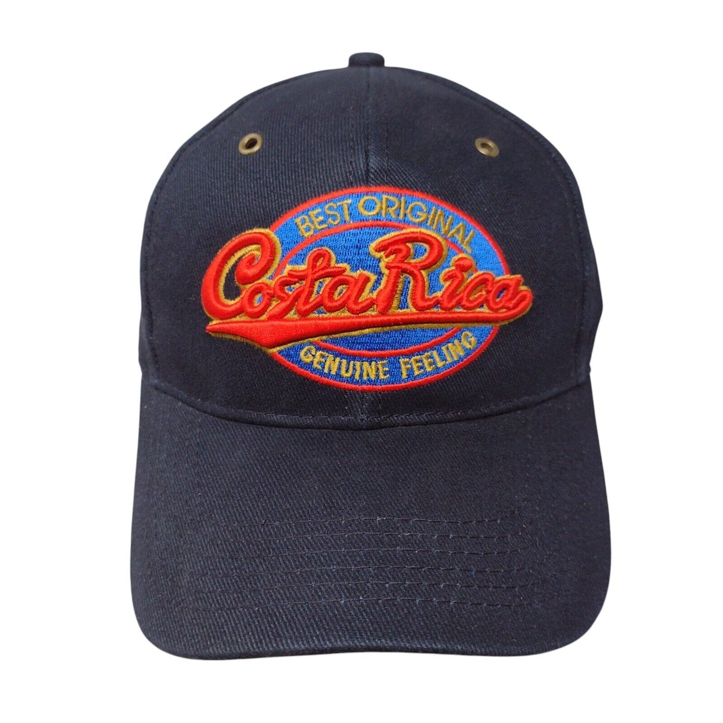 Best Original Costa Rica Genuine Feeling Strapback Hat Blue One Size Pura Vida