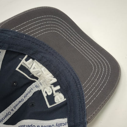 ITB Caps Tates Rents Baseball Cap Gray One Size Mesh Strapback Hat Boise Idaho