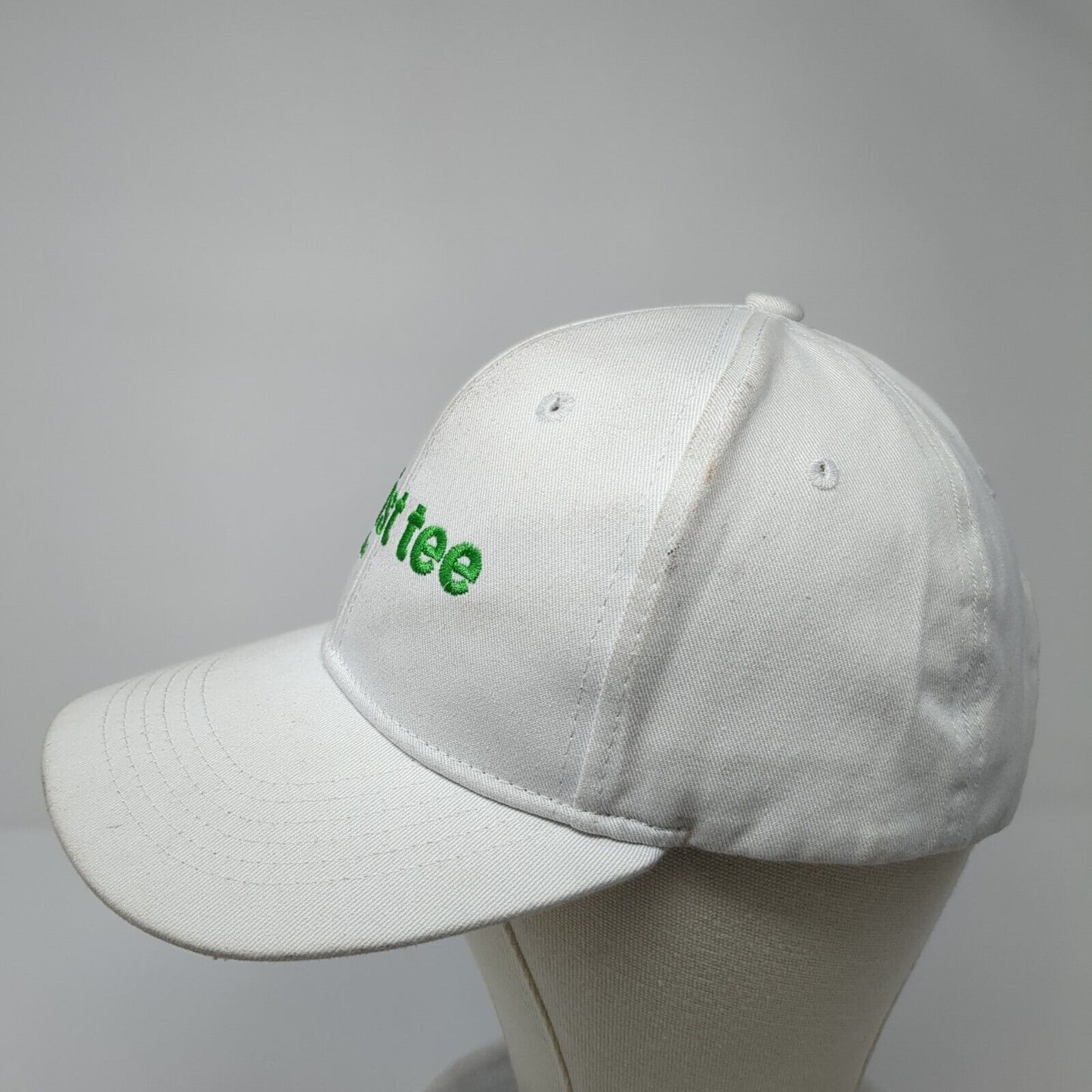First Tee Idaho Strapback Hat White One Size Adjustable Embroidered