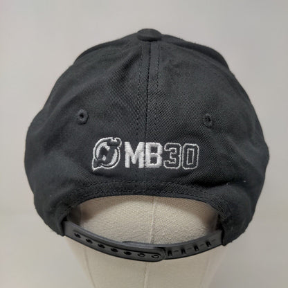 Unbranded Men's Snapback Hat Black Adjustable Embroidered Wrench Logo Cotton
