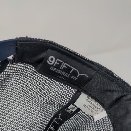 New Era Snapback Trucker Hat Blue OSFM Original Fit 9Fifty Mesh Back 6 Panel