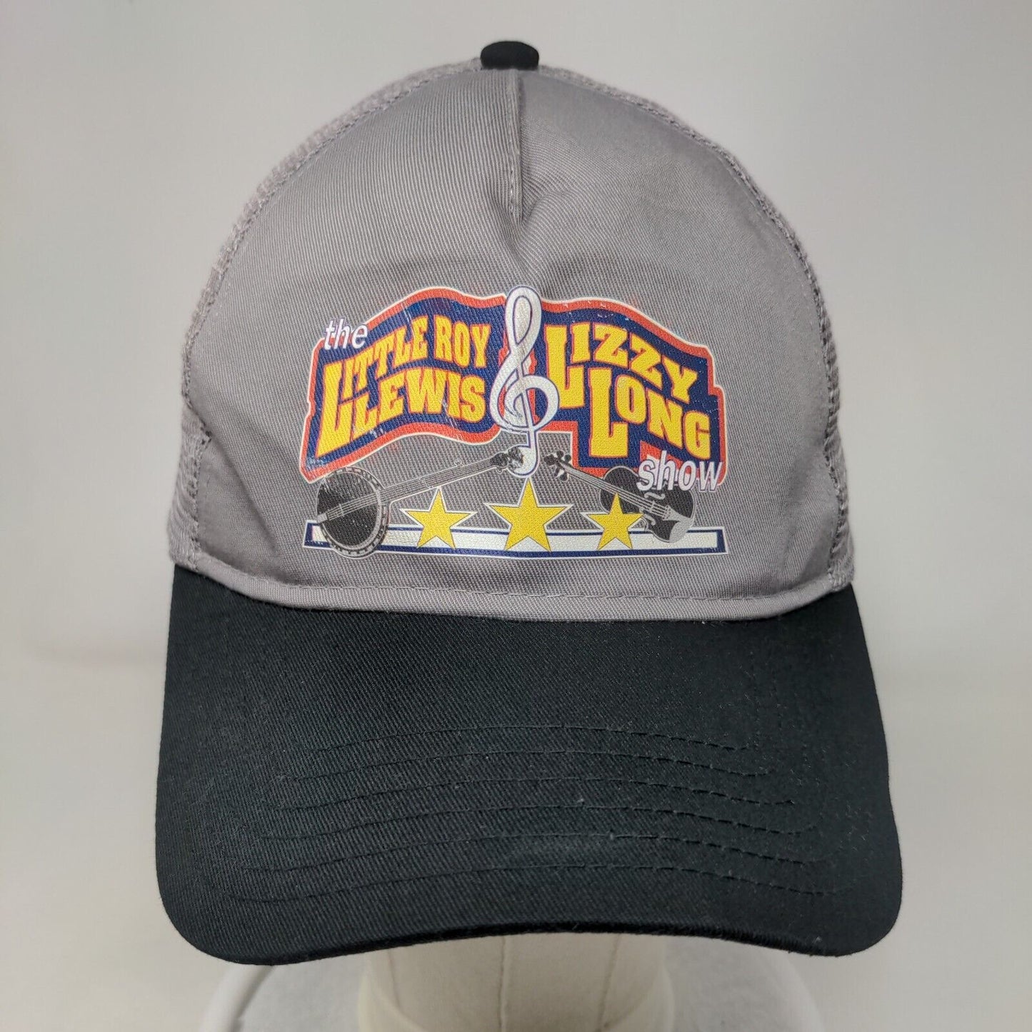 The Little Boy Lewis Lizzy Long Show Snapback Trucker Hat Gray OSFM Mesh Back