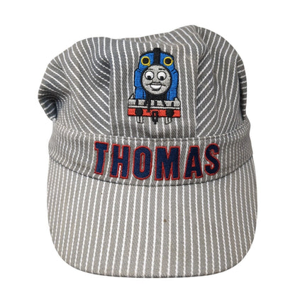 Thomas The Train Youth Conductor Hat Gray OS Adjustable Embroidered Pinstripe
