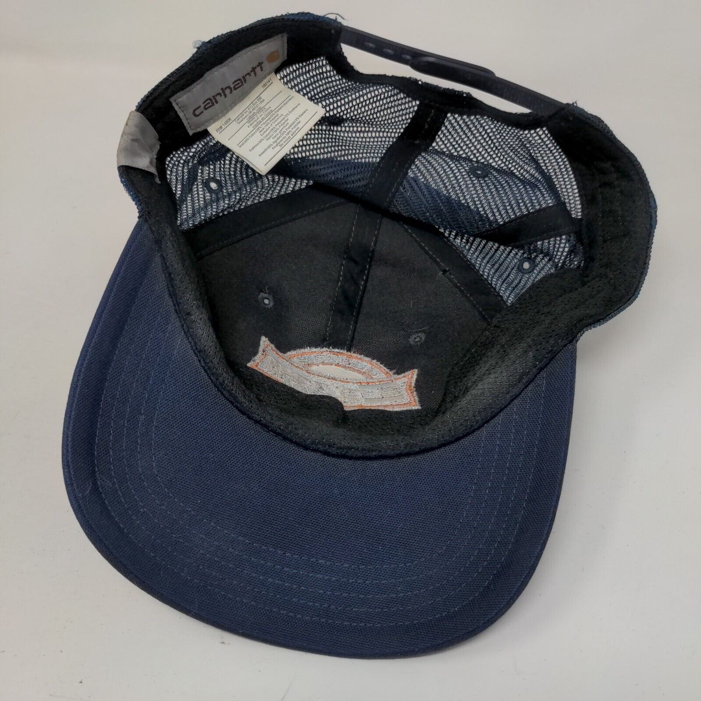 Reybold Construction Celebrating 35 Years Trucker Hat Blue OSFA Mesh Back