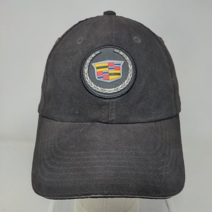 Cadillac Slideback Hat Black One Size Adjustable Embroidered Patch Logo