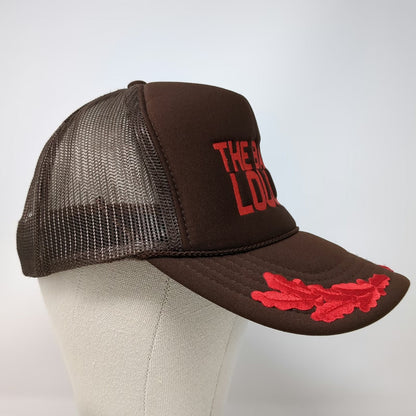 Otto Trucker Hat Brown One Size The Band Loula Red Scrambled Eggs Mesh Back