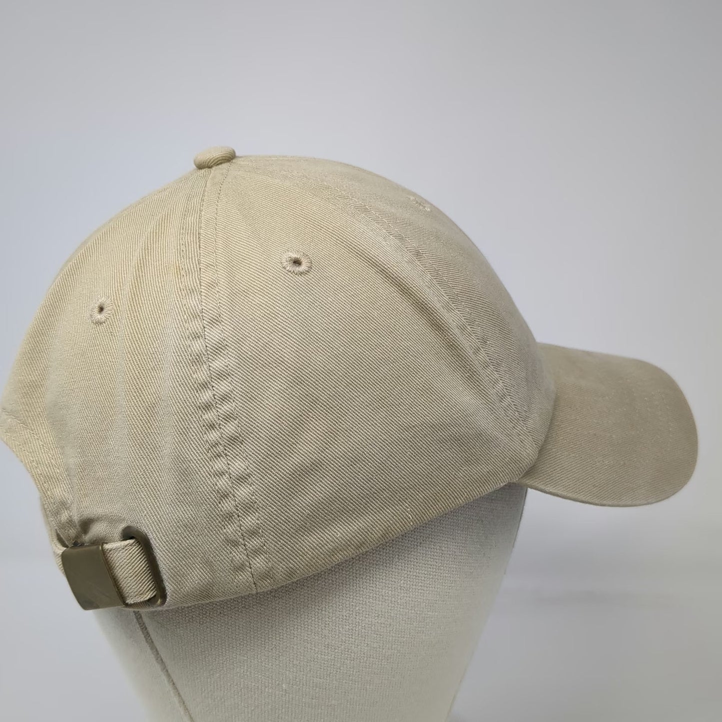 Disney Mickey Mouse Beige Baseball Cap One Size Cotton Slideback Embroidery Hat