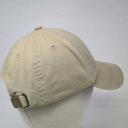 Disney Mickey Mouse Beige Baseball Cap One Size Cotton Slideback Embroidery Hat