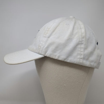White Baseball Cap One Size USTA League 2010 Team Captain Tennis Sports Logo Hat
