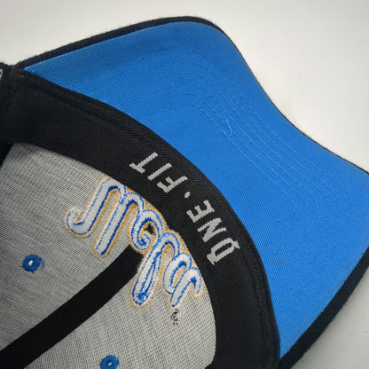 UCLA Bruins NCAA Top of the World Hat Black Blue Gold One Size Stretch Fit OS