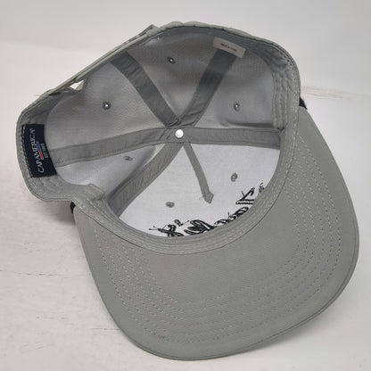 Cap America 5 Panel Hat Gray One Size Jack's Classic Rope Snapback Polyester