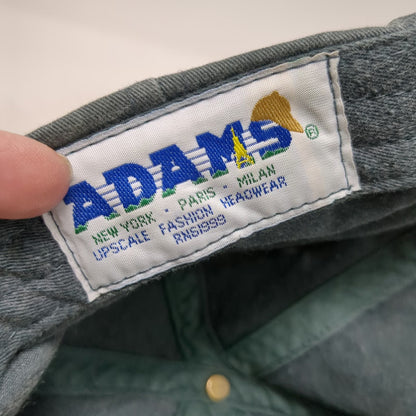 Adams Baseball Cap Green One Size Chesapeake Area Captains Hat Anchor Leather