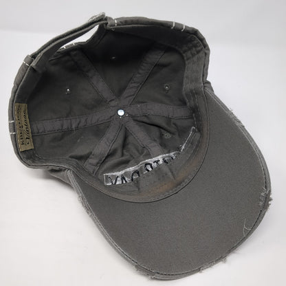 Bad Hair Day Baseball Cap Gray One Size Adjustable Distressed KB ETHOS Vintage