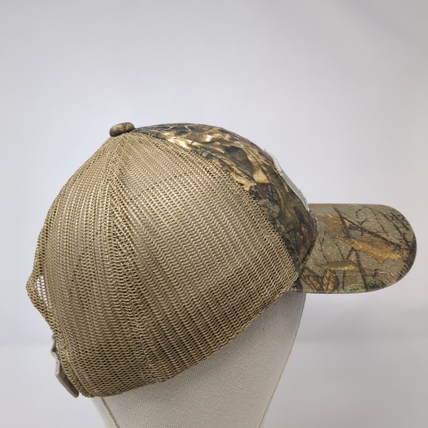 Sqwincher Strapback Trucker Hat Camouflage One Size Adjustable Mesh Back Bretmor