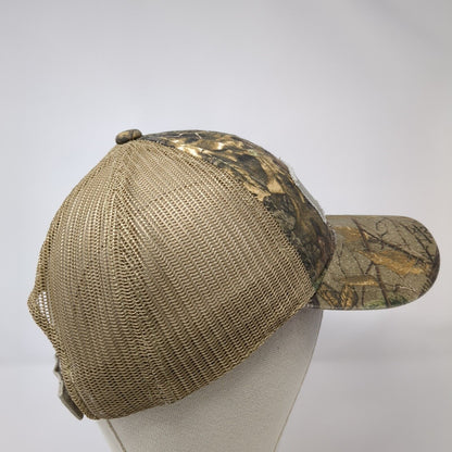 Sqwincher Strapback Trucker Hat Camouflage One Size Adjustable Mesh Back Bretmor