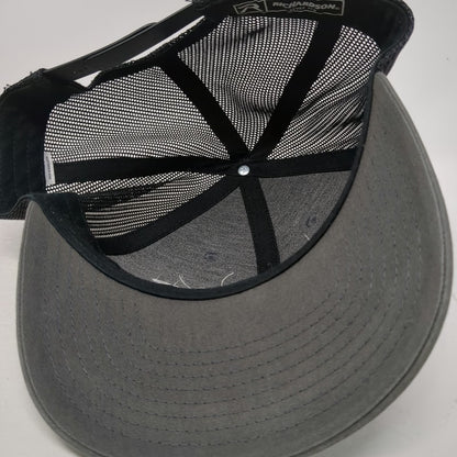 Richardson Trucker Hat Gray One Size WCL Group Oil Rig Graphic Snapback Mesh
