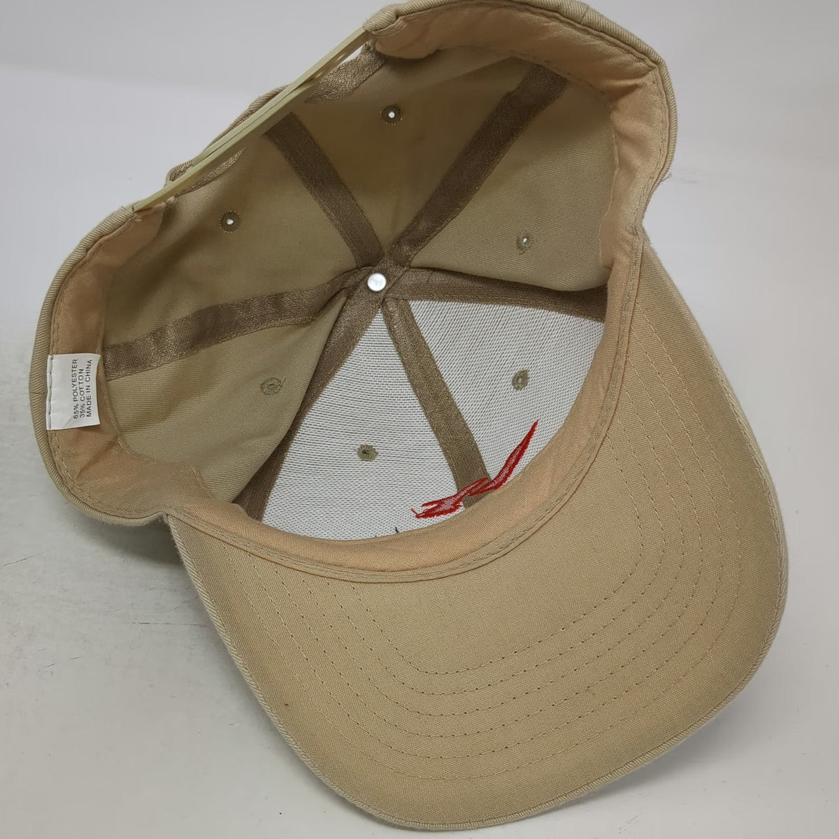 Yaesu Snapback Beige One Size Embroidered Logo Radio Amateur Ham Adjustable Hat