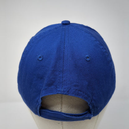 Camp Mmanagish Est. 1932 Strapback Hat Blue One Size Adjustable Port & Company