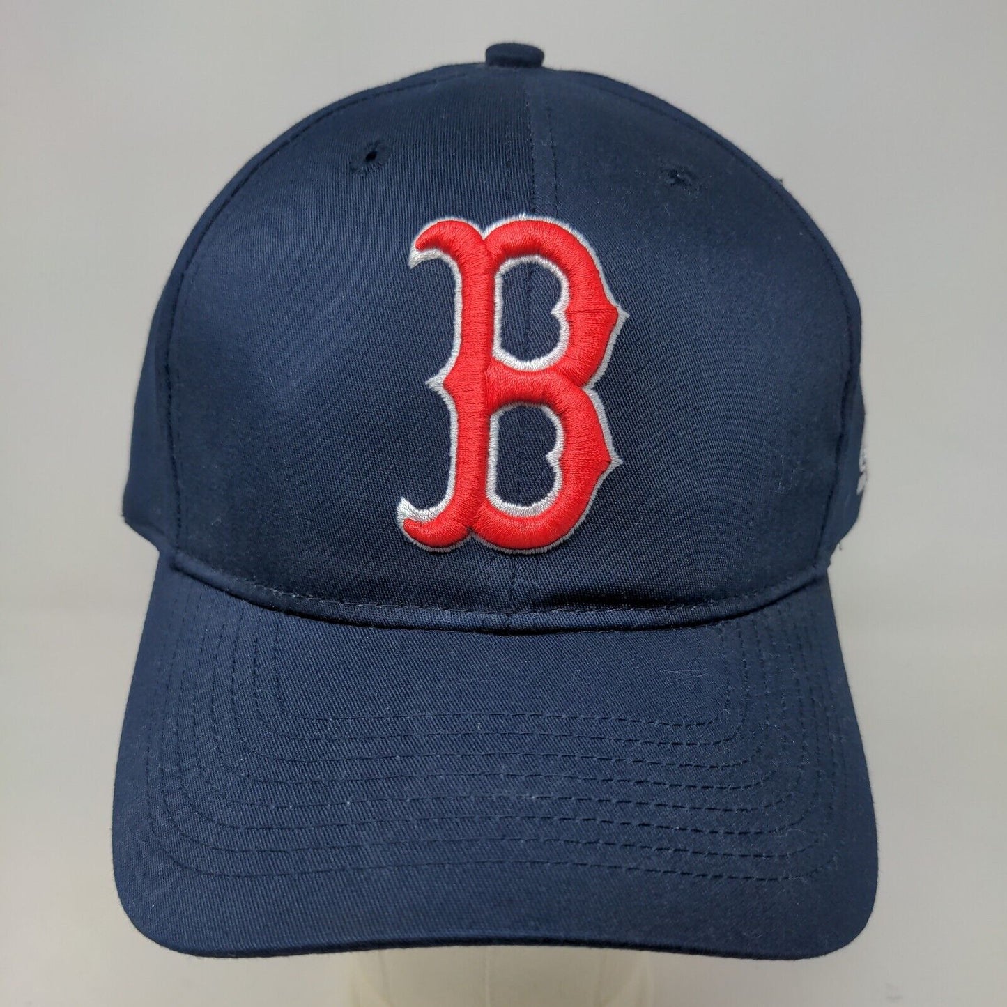 OC Sports Men's Strapback Hat Blue OSFM Embroidered Boston Red Sox Logo