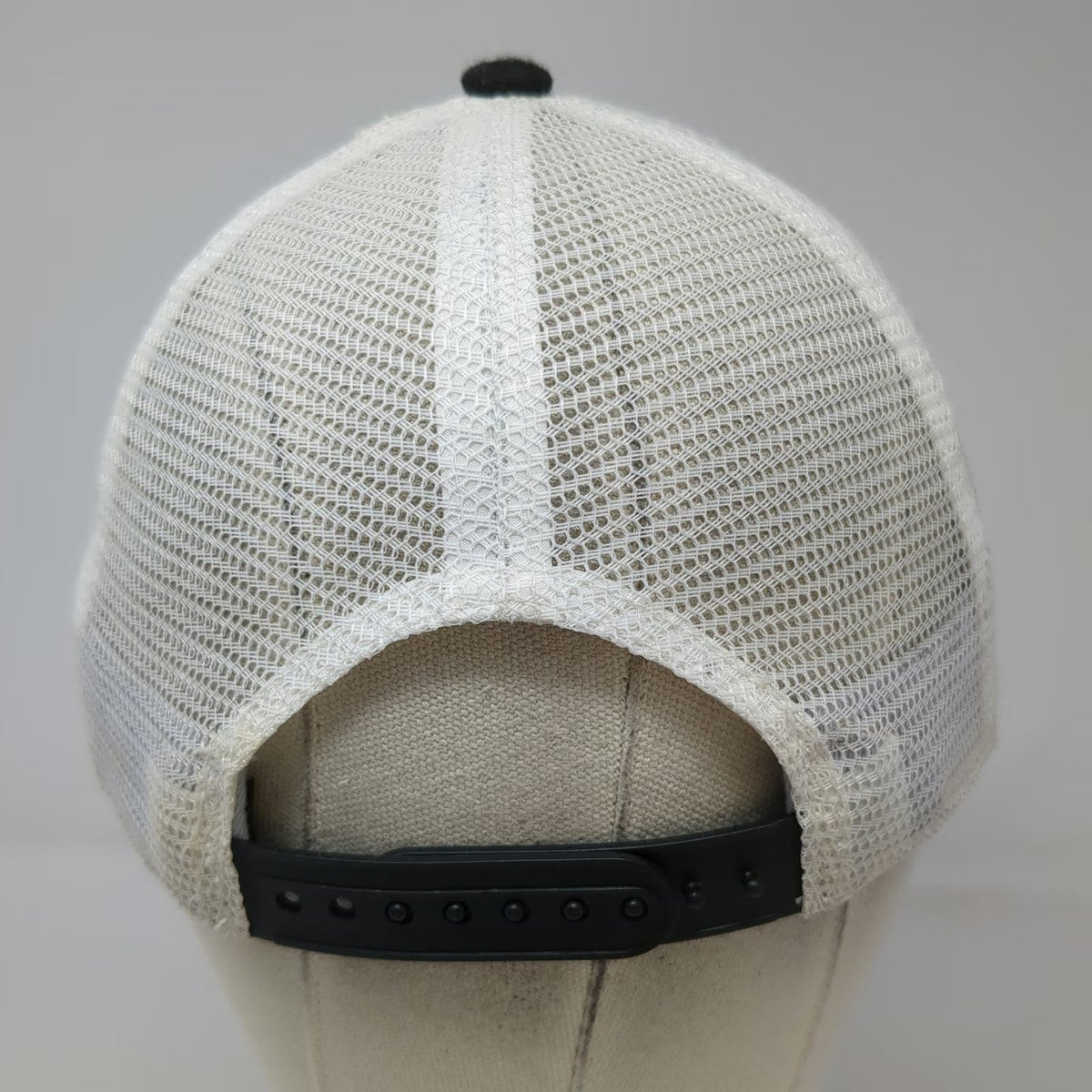 Adidas Trucker Hat Black One Size Stay Positive SP NJ Logo Snapback Mesh Hat