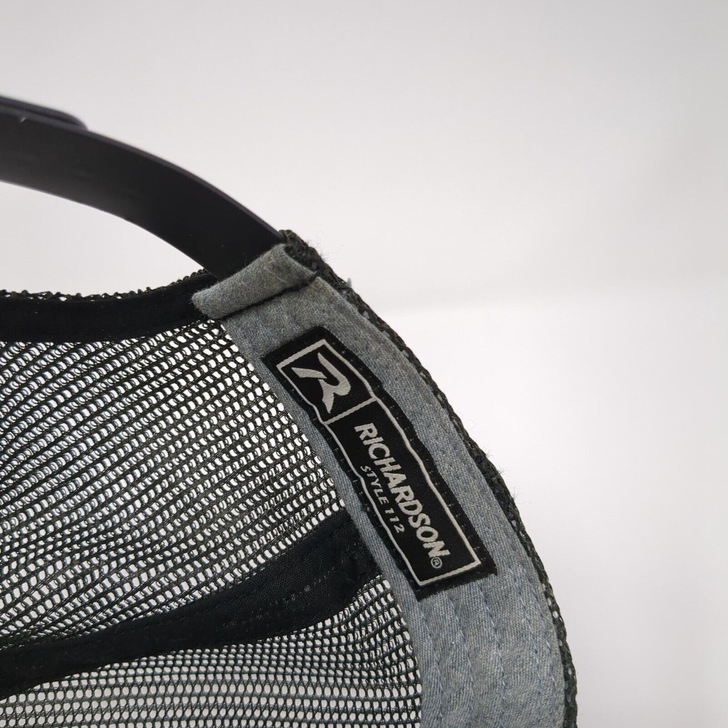 Crossfire Fencing Snapback Trucker Hat Gray OS Adjustable Mesh Back Richardson