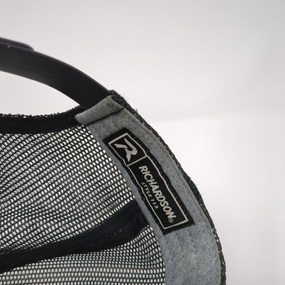 Crossfire Fencing Snapback Trucker Hat Gray OS Adjustable Mesh Back Richardson