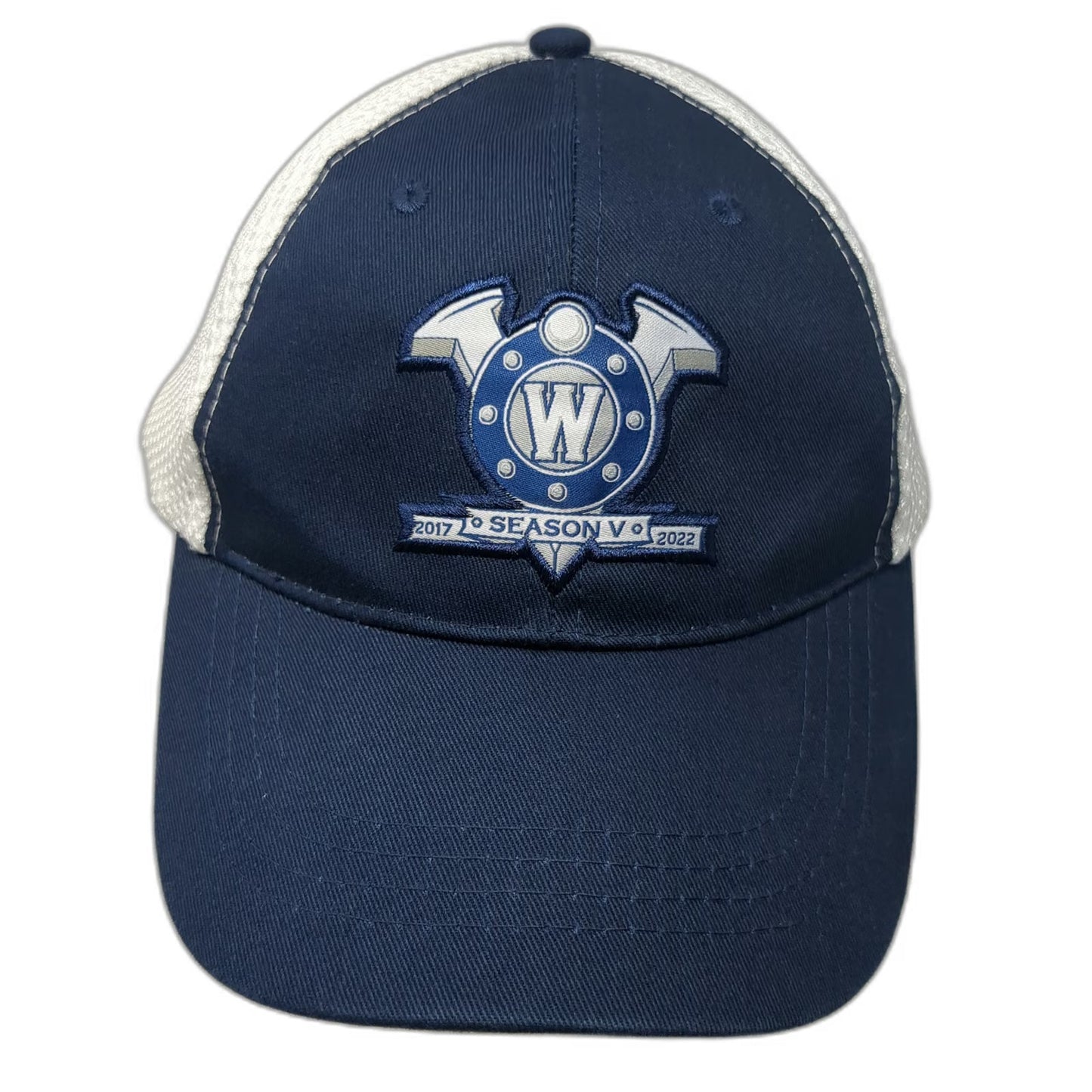 Global Alexander Trucker Hat Blue One Size Railers HC Season V Mesh Snapback