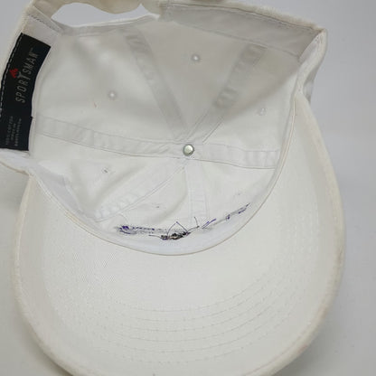 Sportsman Baseball Cap White One Size Gelati'da Authentic Italian Gelato Hat