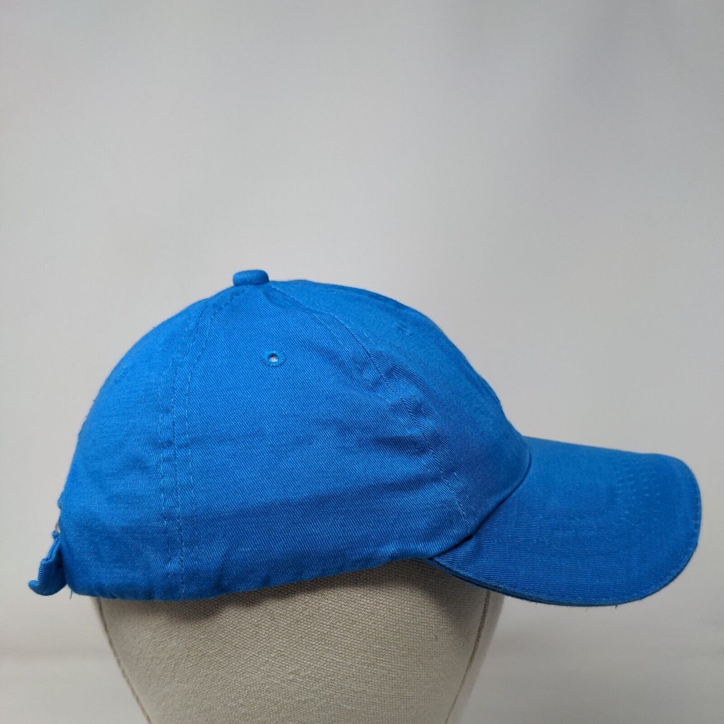 Unbranded Slideback Hat Blue One Size Solid Blank Adjustable 6 Panel