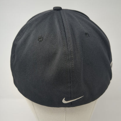 Tiger Woods One Fitted Baseball Cap Black XL Lightweight Embroidered Nike