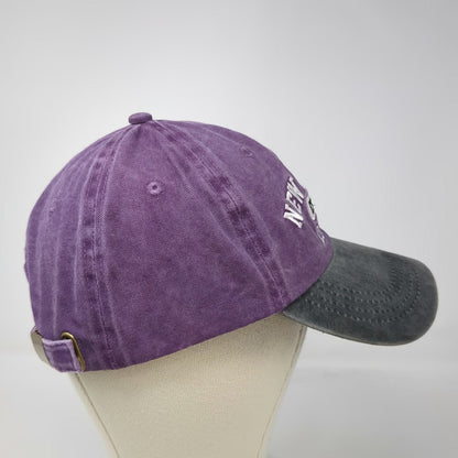 Crazy Apparel Baseball Cap Purple One Size New Orleans Louisiana Est 1718 Hat