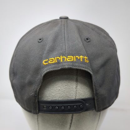 Carhartt Snapback Gray One Size Hat M Boutique Taqueria Patch Flat Bill