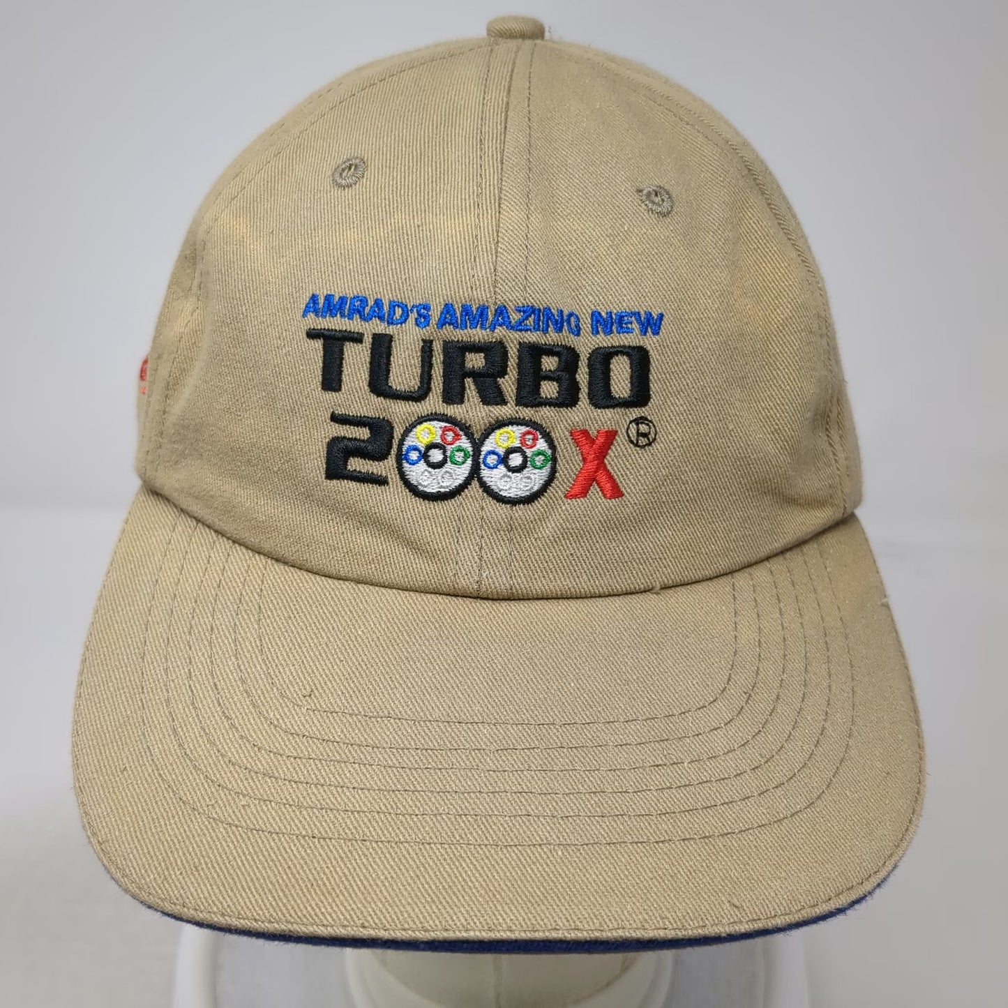 Amrad Turbo 200X Global Tech Support Hat Brown Baseball Cap One Size Strapback
