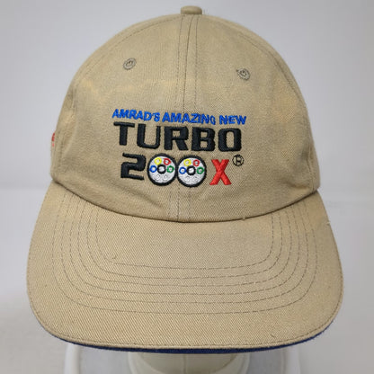 Amrad Turbo 200X Global Tech Support Hat Brown Baseball Cap One Size Strapback