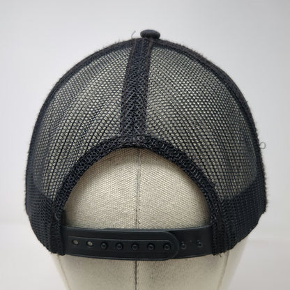 Caterpillar Trucker Hat Gray One Size Mesh Back Snapback Logo Workwear Cap